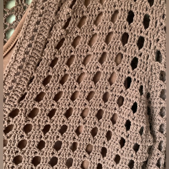 INC International Concepts, Size S, long sleeved brown dress - Picture 6 of 7